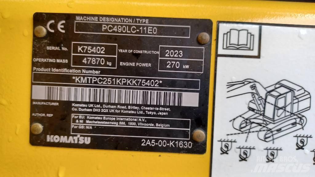 Komatsu PC 490 LC-11 Lánctalpas kotrók