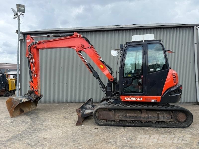 Kubota KX 080-4 Közepes (midi) kotrók 7 t - 12 t
