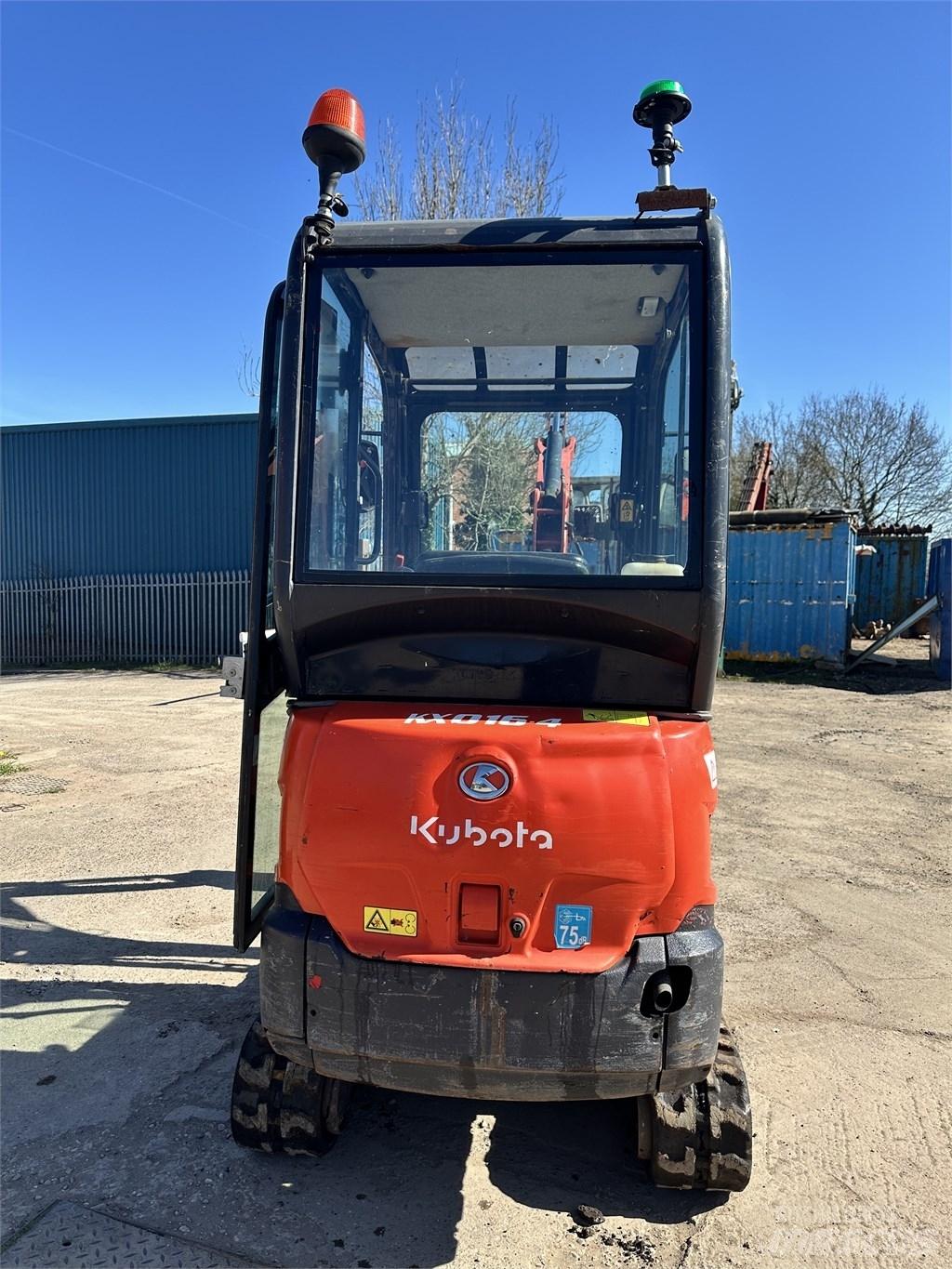 Kubota KX 016-4 Mini kotrók < 7t