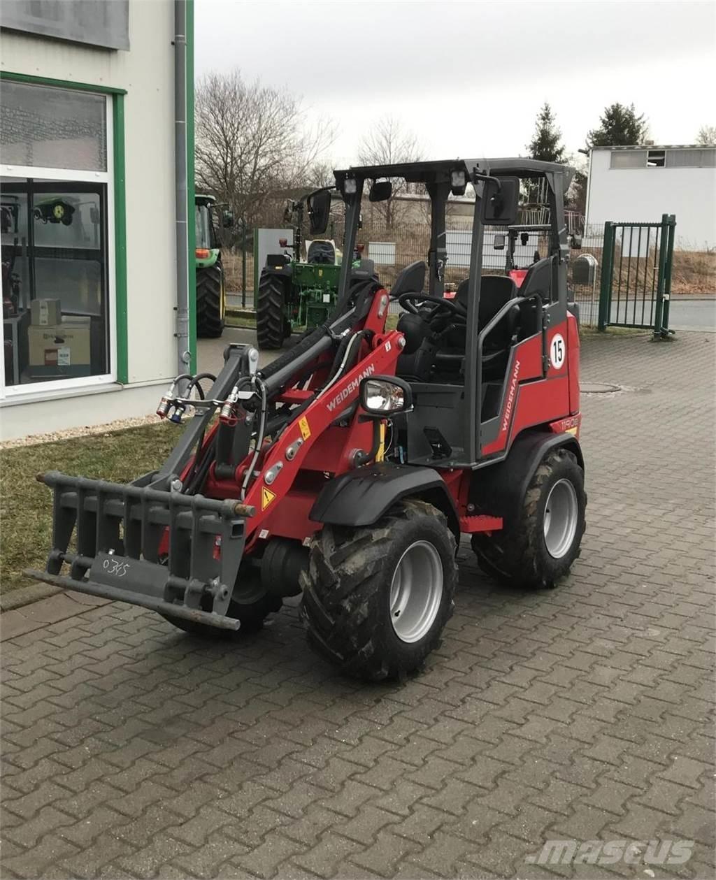 Weidemann 1190e Gumikerekes homlokrakodók