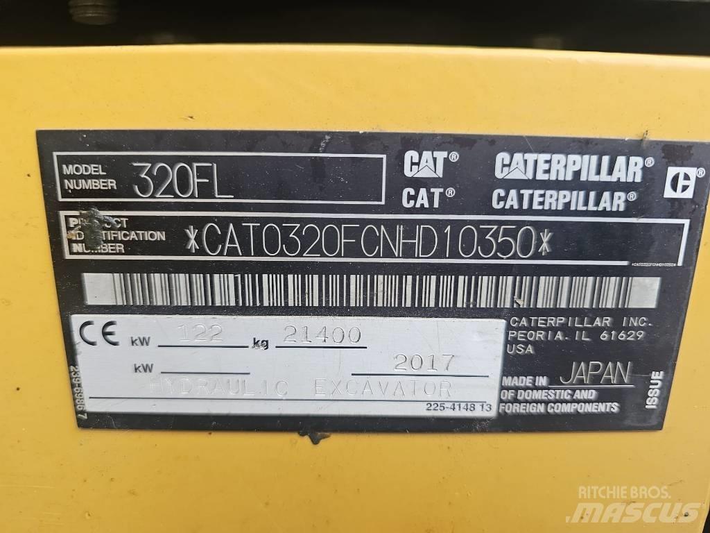CAT 320FL Lánctalpas kotrók