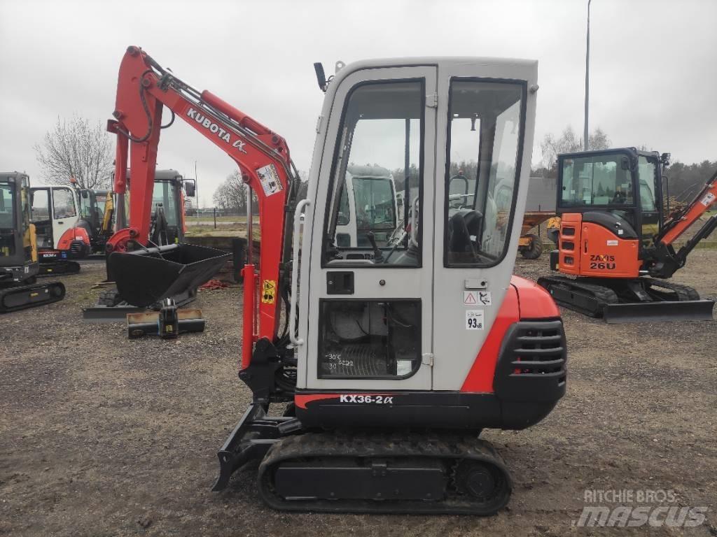Kubota KX 36-2 alfa Mini kotrók < 7t