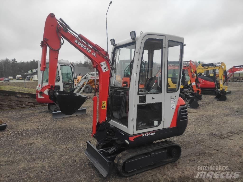 Kubota KX 36-2 alfa Mini kotrók < 7t