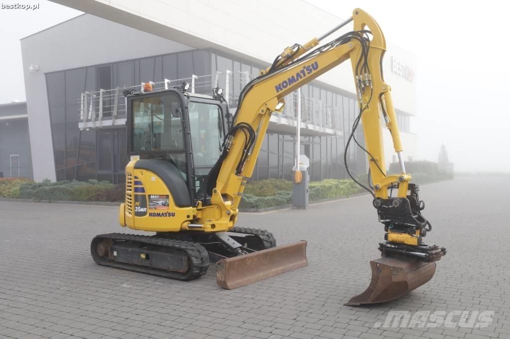 Komatsu PC 35 MR-5 Mini kotrók < 7t