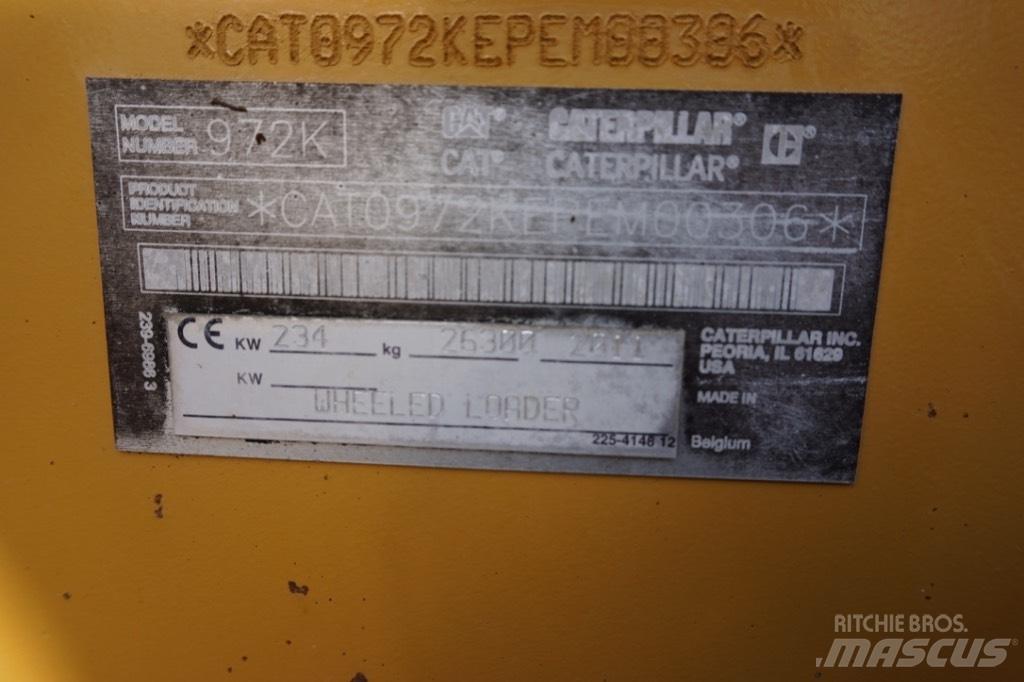 CAT 972 K Gumikerekes homlokrakodók