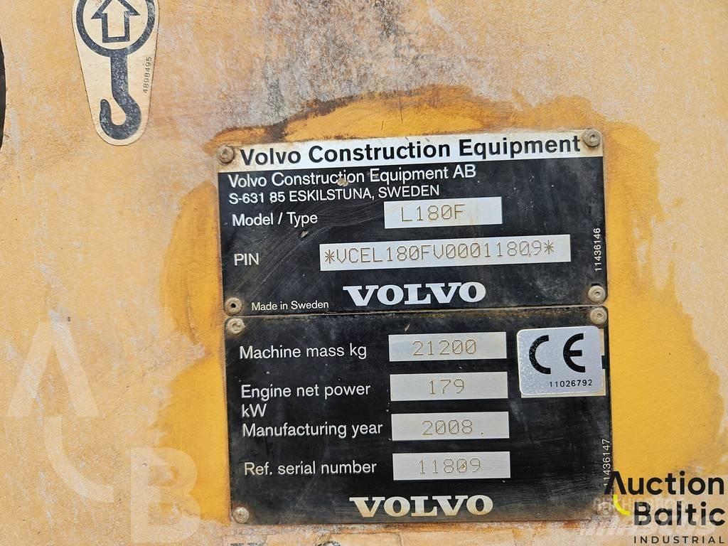 Volvo L 180 F Gumikerekes homlokrakodók