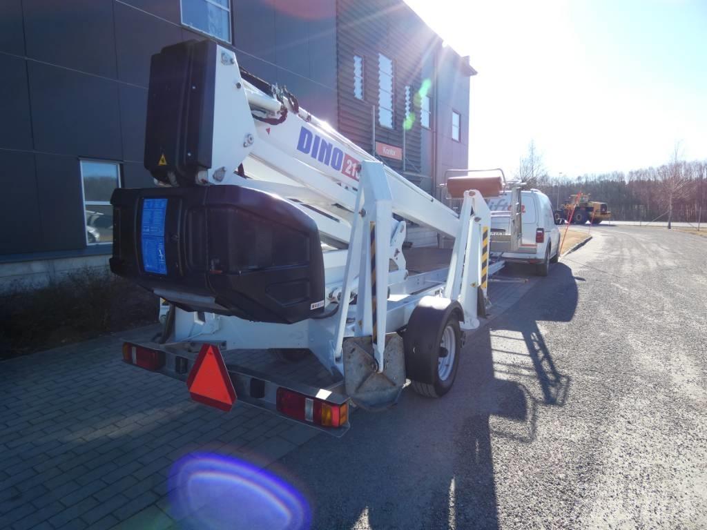 Dino 210 XT Skylift Pótkocsira szerelt emelők és állványok