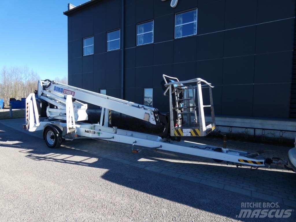 Dino 210 XT Skylift Pótkocsira szerelt emelők és állványok