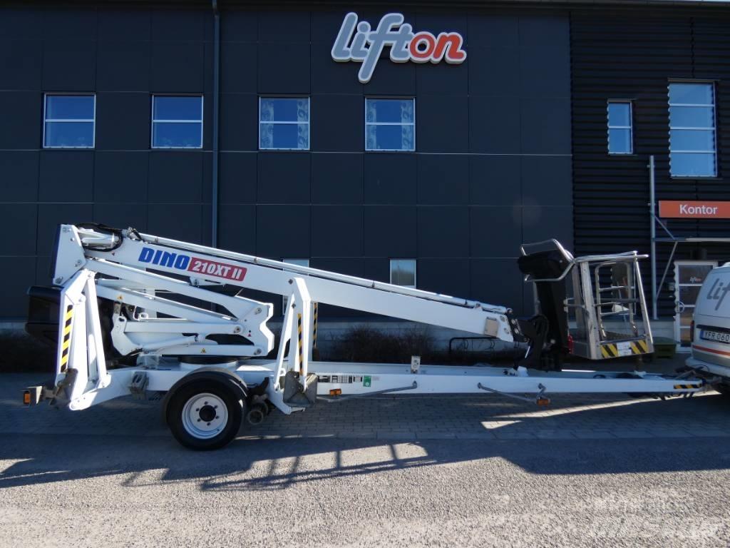 Dino 210 XT Skylift Pótkocsira szerelt emelők és állványok