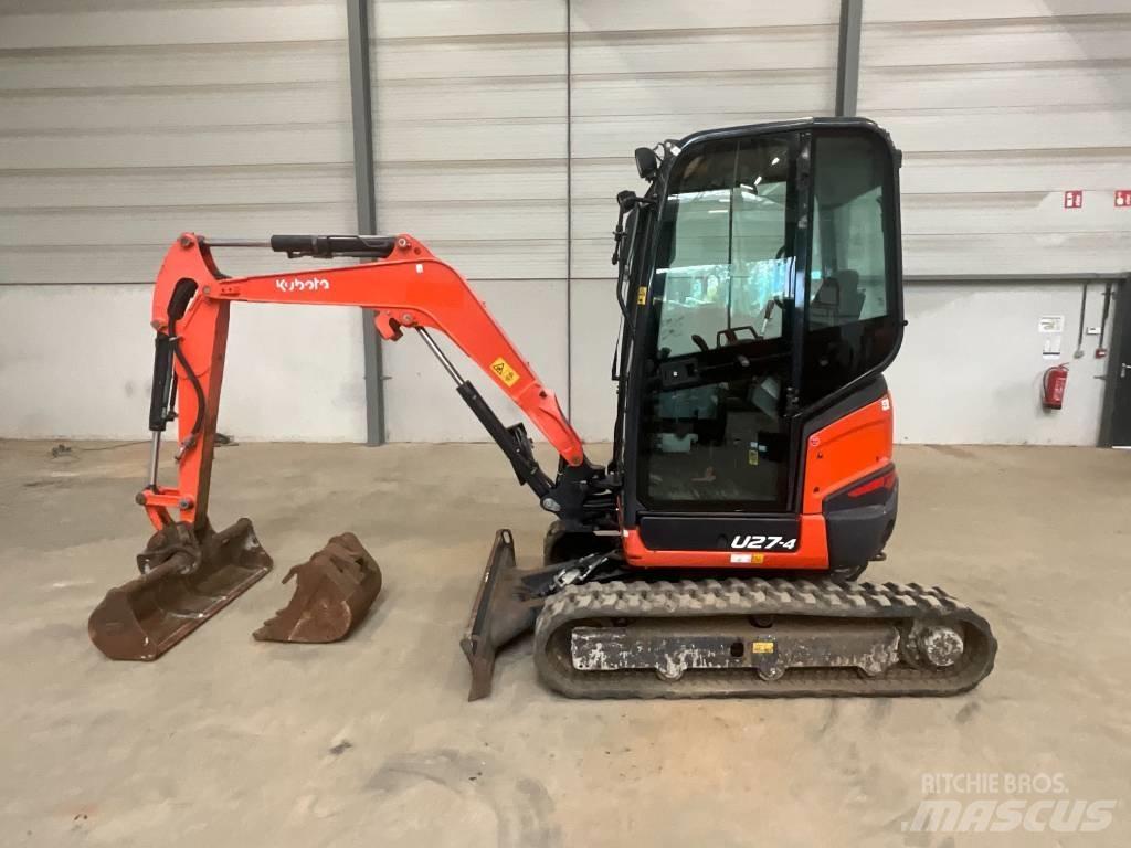 Kubota U 27-4 Mini kotrók < 7t