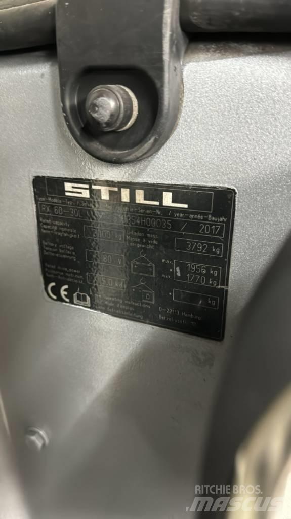 Still RX 60-30 Elektromos targoncák