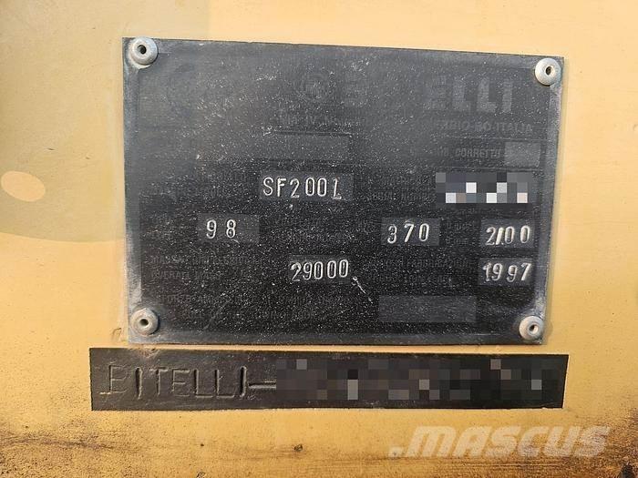Bitelli SF200 Aszfalt terítõ gépek