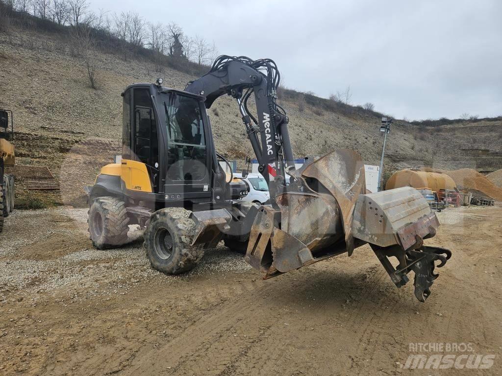 Mecalac 12 M TX Gumikerekes kotrók