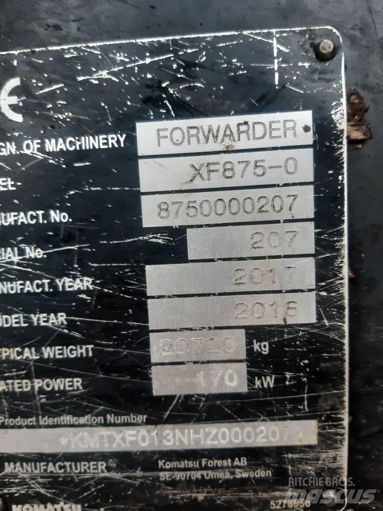 Komatsu 875 Kihordók