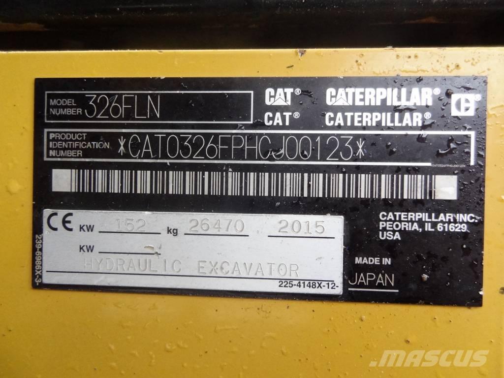 CAT 326 F Lánctalpas kotrók