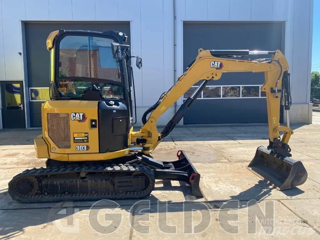 CAT 303 - 3 Buckets Mini kotrók < 7t