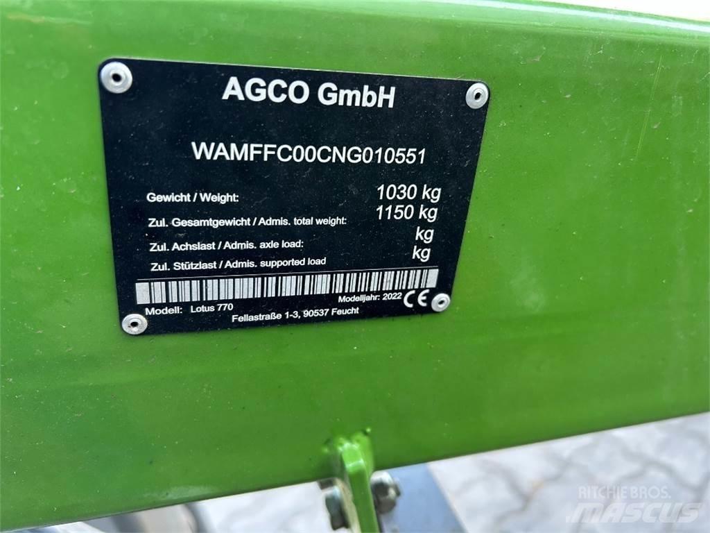 Fendt Lotus 770 Rendkészítő