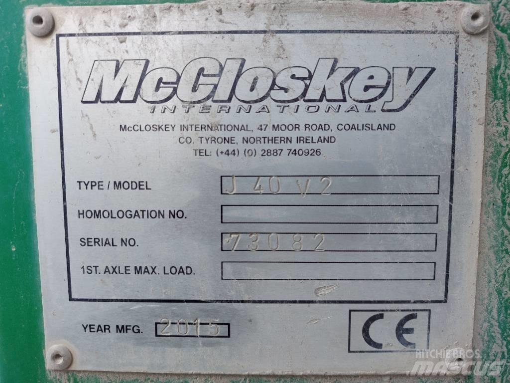 McCloskey J 40 V2 Törőgépek