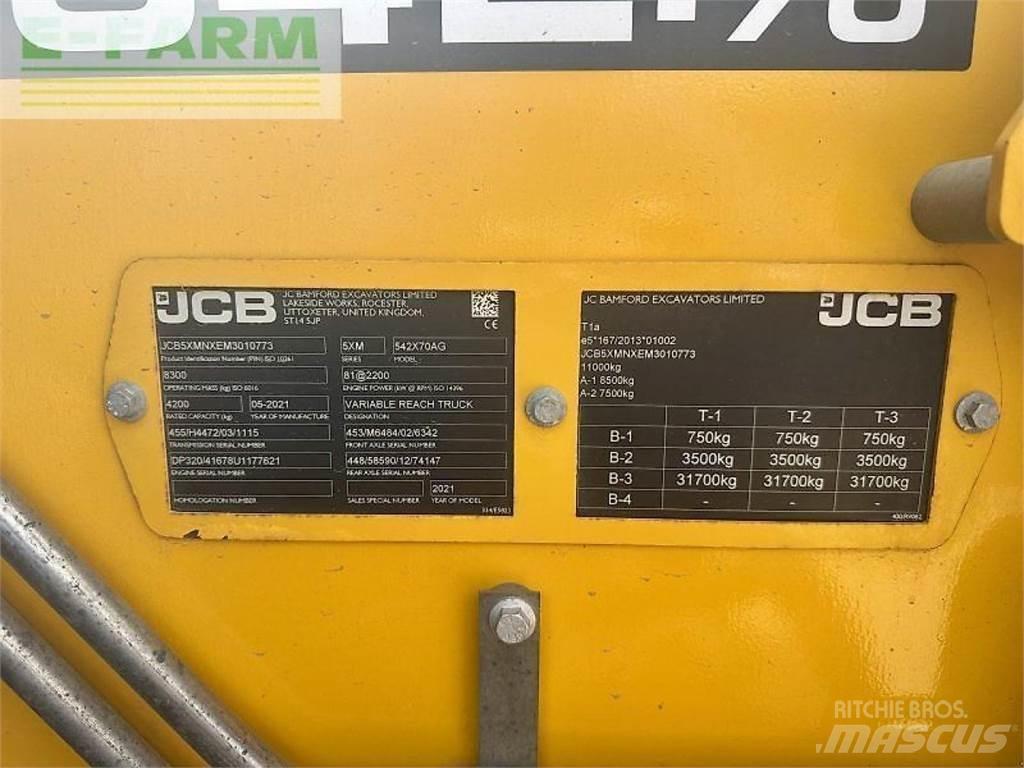 JCB 542-70 Teleszkópos mezőgazdasági rakodók