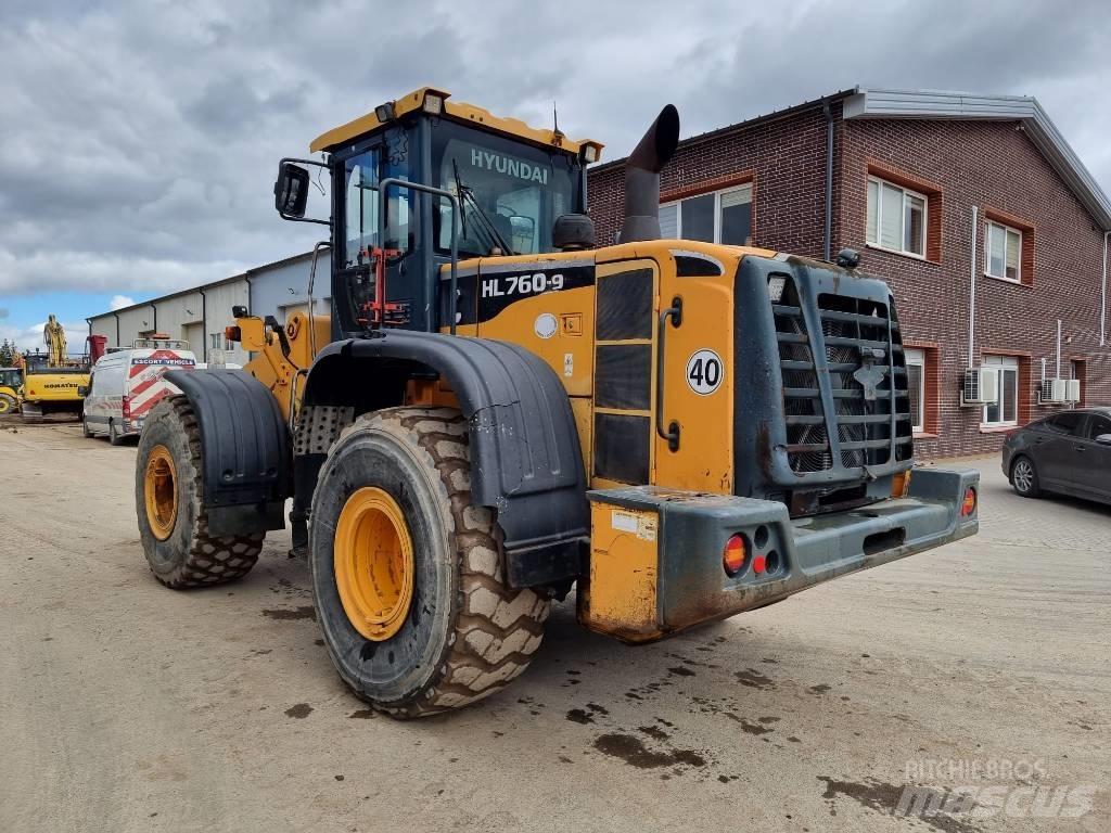 Hyundai HL 760-9 Gumikerekes homlokrakodók