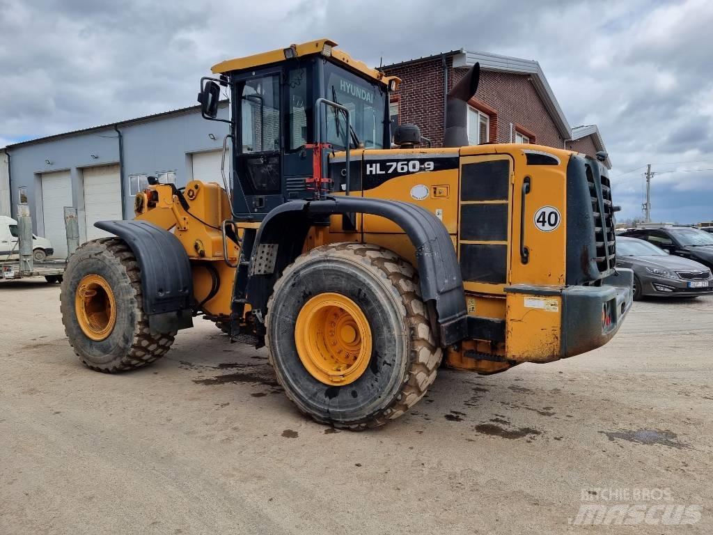 Hyundai HL 760-9 Gumikerekes homlokrakodók