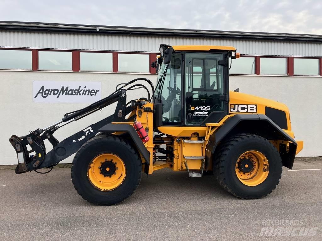 JCB 413S Gumikerekes homlokrakodók
