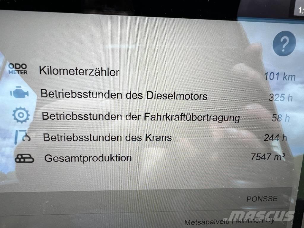Ponsse Ergo 8W Betakarítók