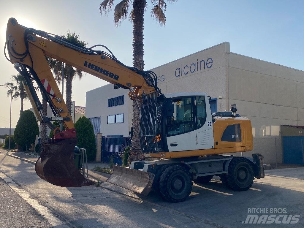 Liebherr A918 Gumikerekes kotrók