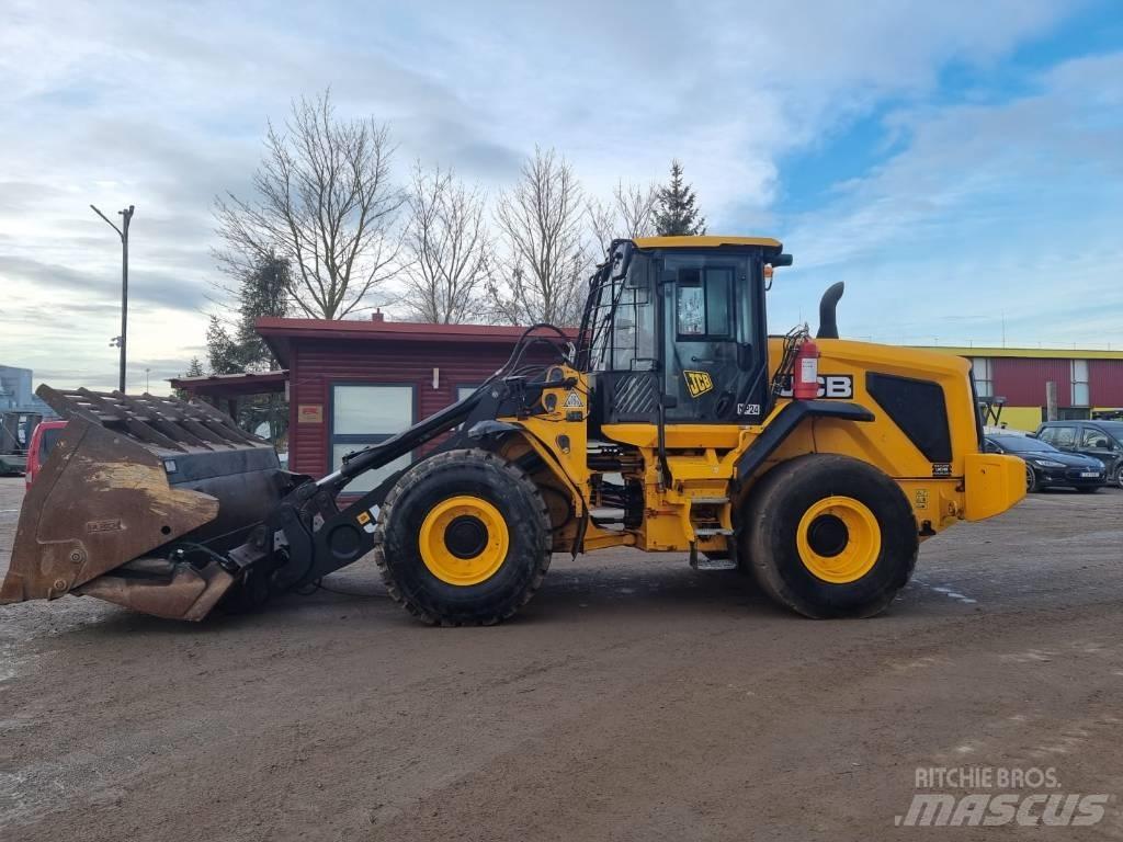 JCB 437 Hi-Tip Gumikerekes homlokrakodók