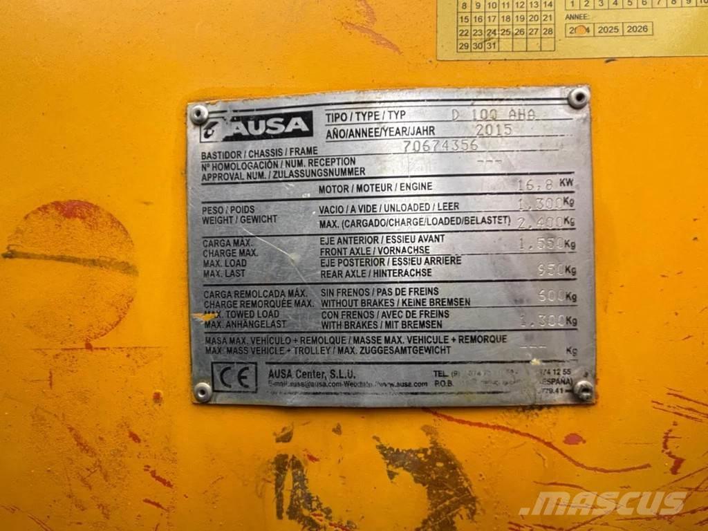 Ausa D 100 AHA Csuklósdömperek
