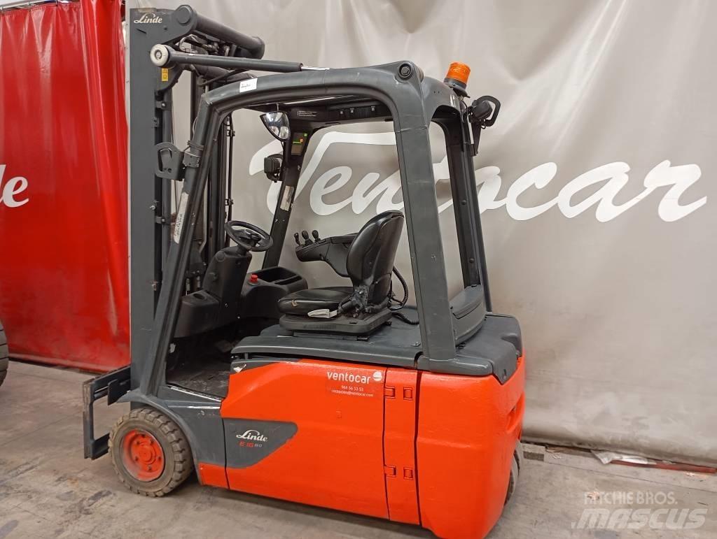 Linde E 16 Elektromos targoncák