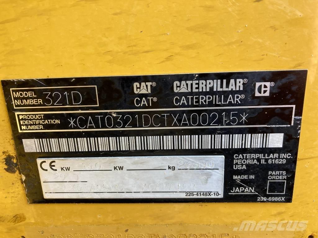 CAT 321 D Lánctalpas kotrók