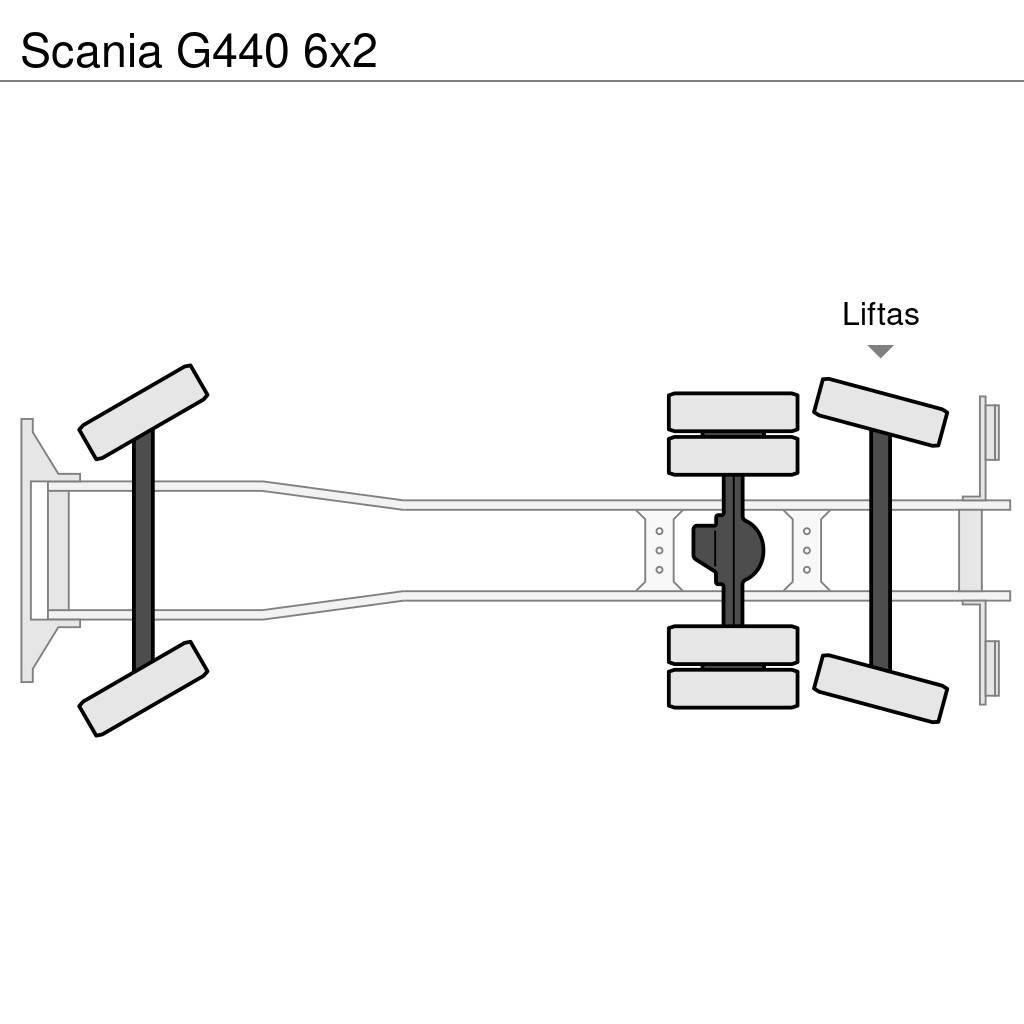 Scania G440 6x2 Hidraulikus konténerszállító