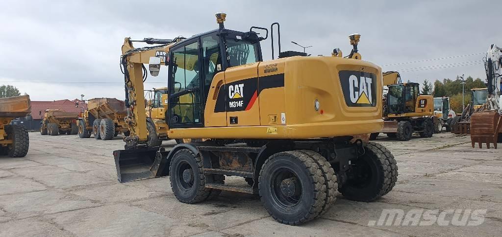CAT M314 F Gumikerekes kotrók