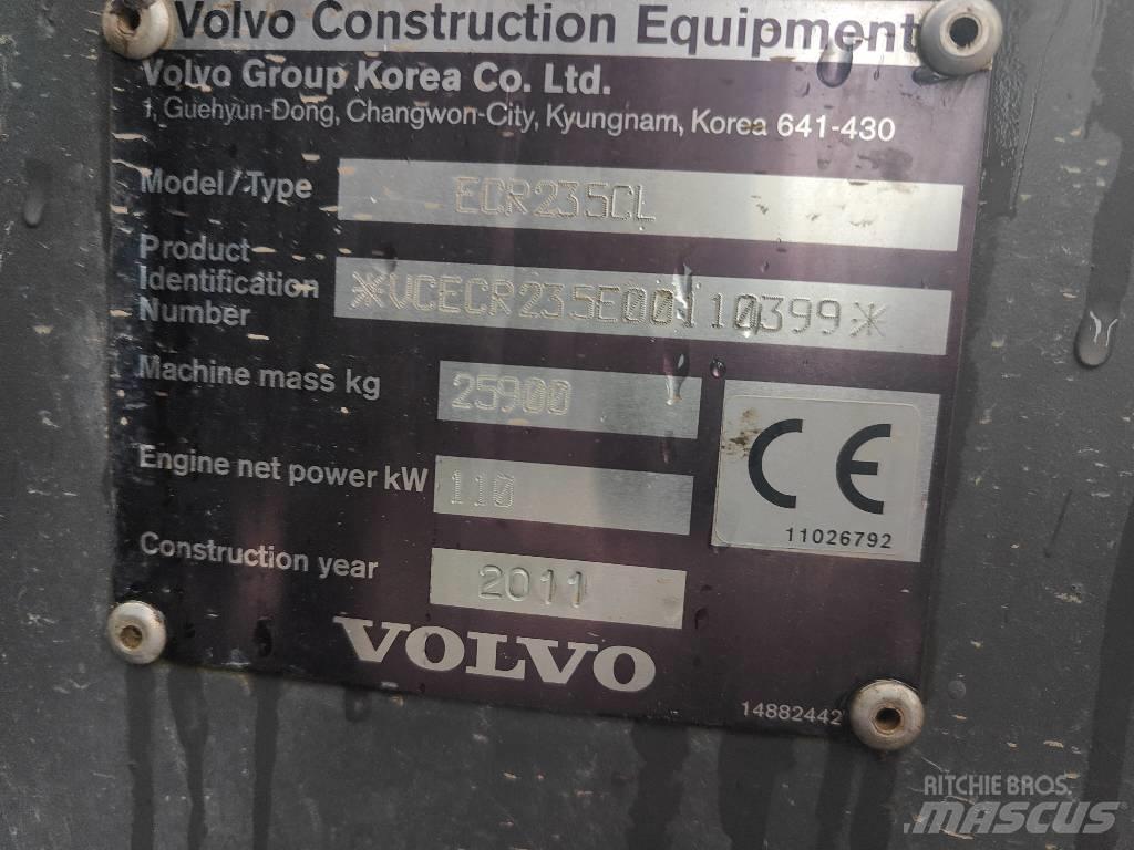 Volvo ECR 235 C L Lánctalpas kotrók