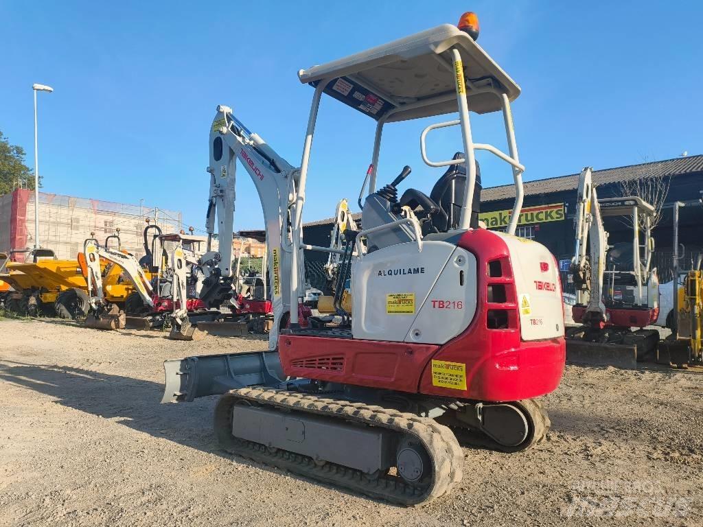 Takeuchi TB 216 Mini kotrók < 7t