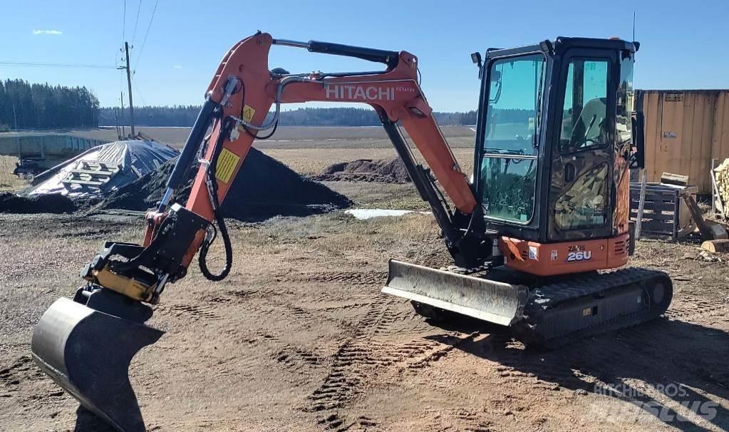 Hitachi Zaxis 26 U Mini kotrók < 7t