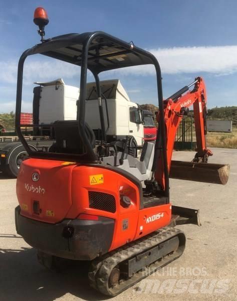 Kubota KX 015-4 Mini kotrók < 7t