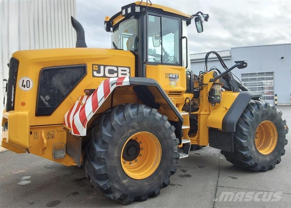 JCB 427 AGRI Gumikerekes homlokrakodók
