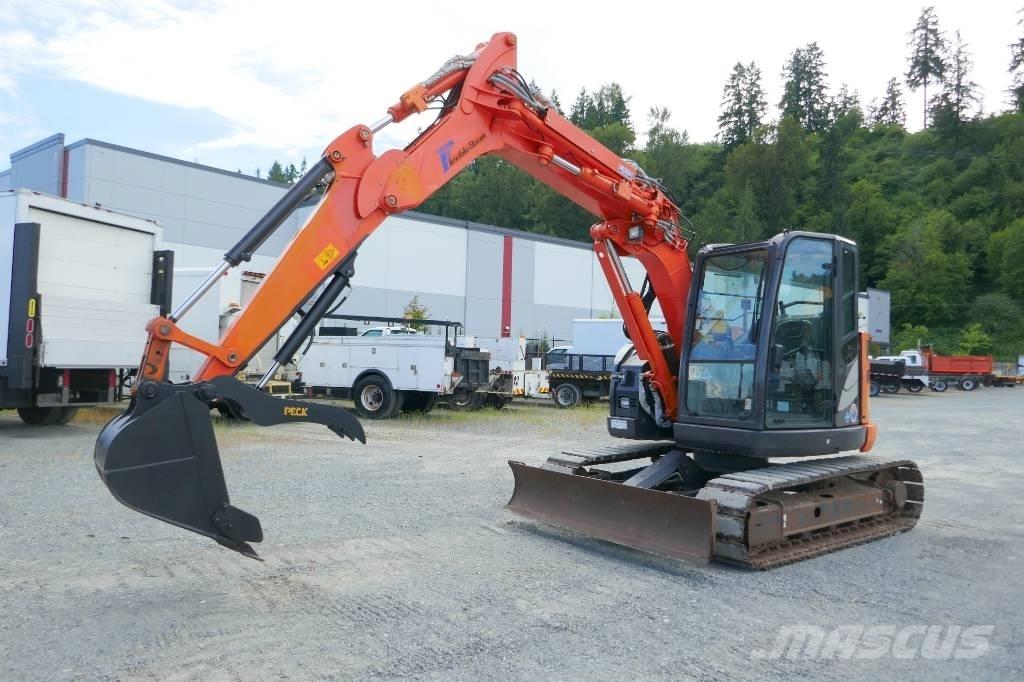 Hitachi zx75ur-5B Lánctalpas kotrók