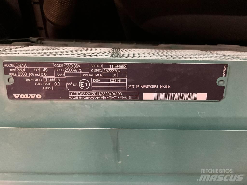 Volvo L 25 F Gumikerekes homlokrakodók