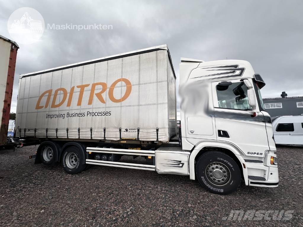 Scania R 580 Konténer keretes / Konténeres teherautók