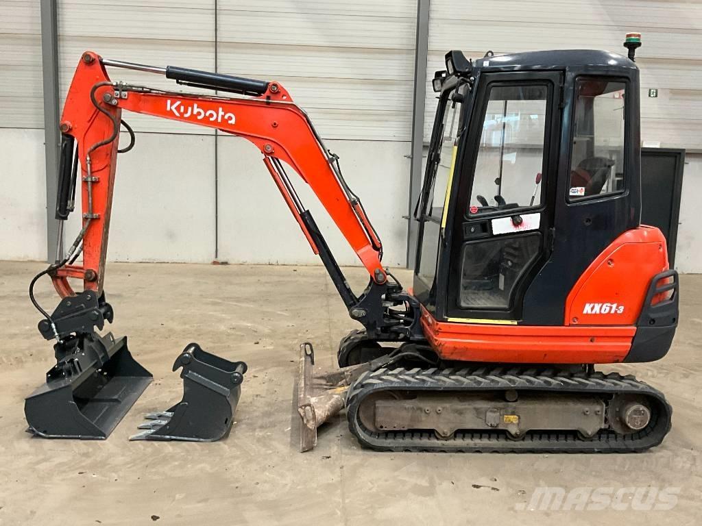 Kubota KX 61-3 Mini kotrók < 7t