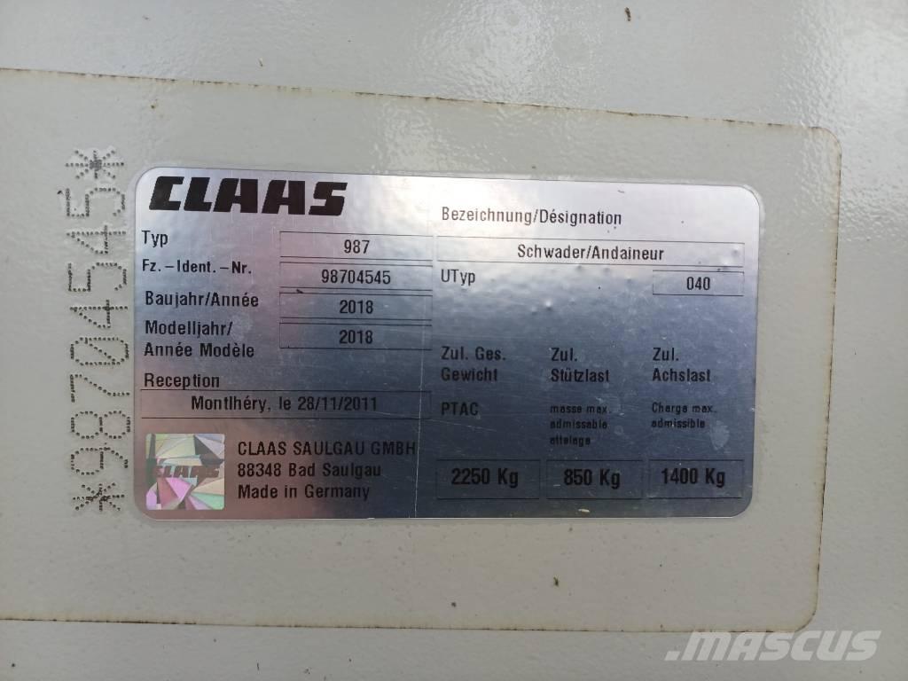 CLAAS Liner 2800 Rendforgatók