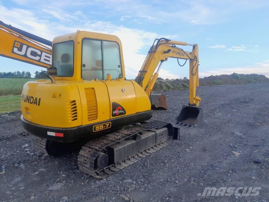 Hyundai R55-7 Lánctalpas kotrók