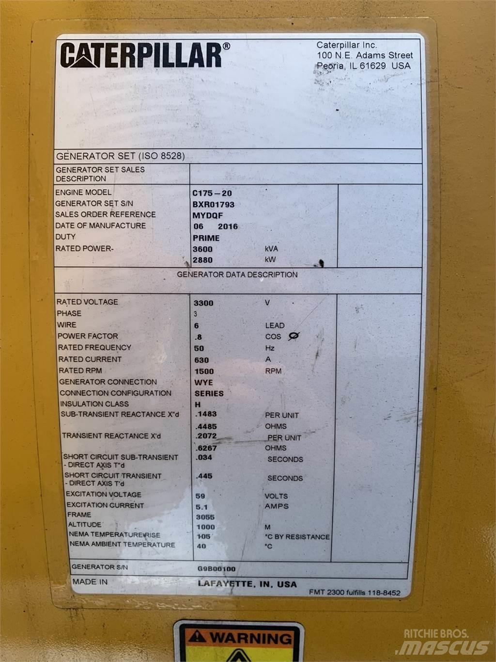 CAT SR5 Egyéb Áramfejlesztők