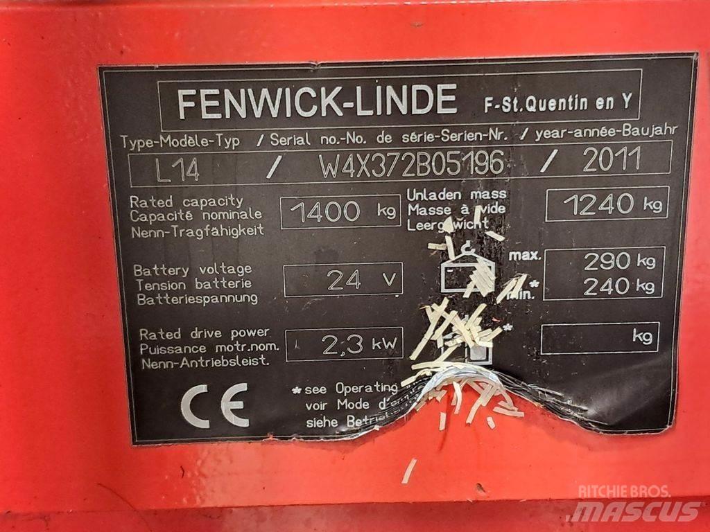 Linde L14 Gyalogkíséretű targonca