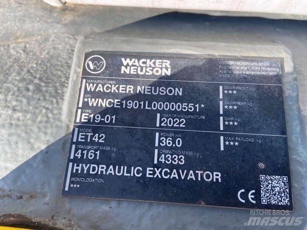 Wacker Neuson ET42 Lánctalpas kotrók