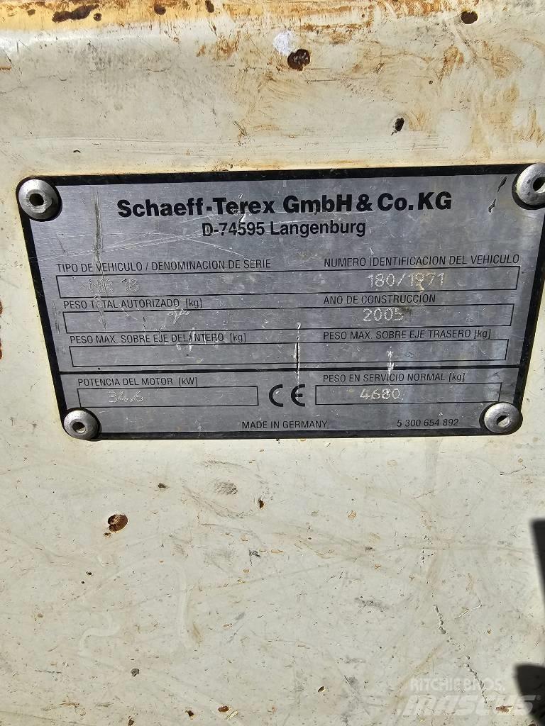 Terex HR 18 Mini kotrók < 7t