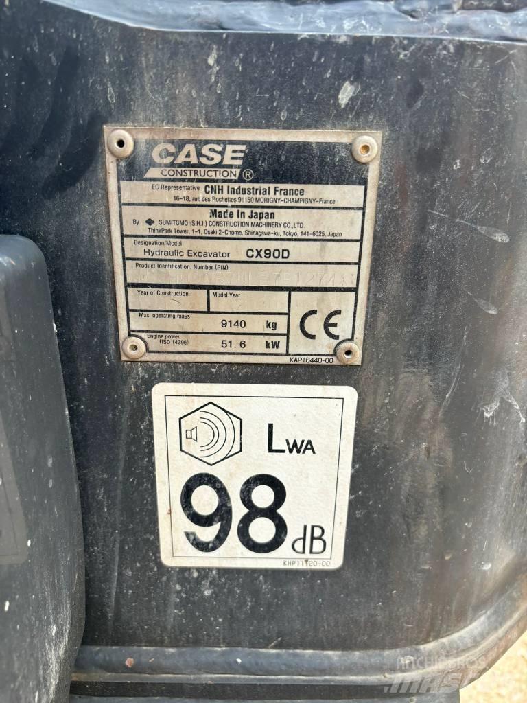 CASE CX 90 D Közepes (midi) kotrók 7 t - 12 t
